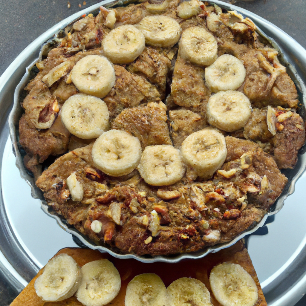 bolo de banana com castanha do pará