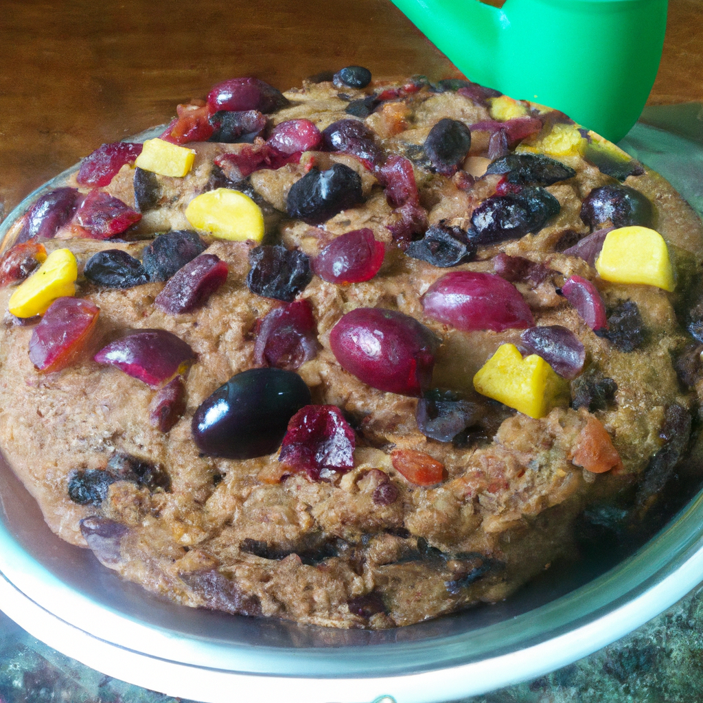 BOLO DE AVEIA COM FRUTAS