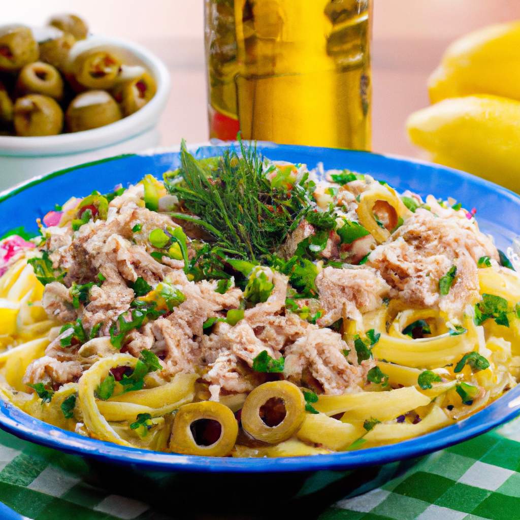 macarrao parafuso com atum