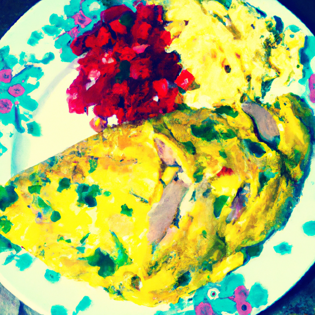 Omelete leve e saboroso