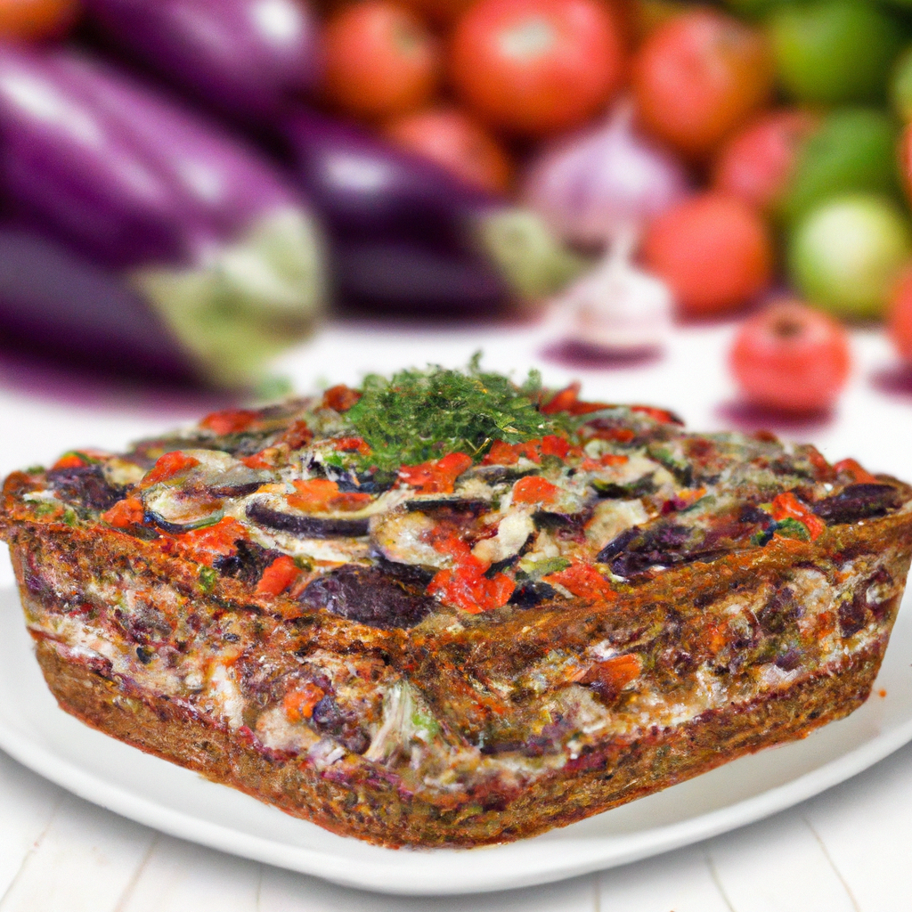 torta integral de berinjela