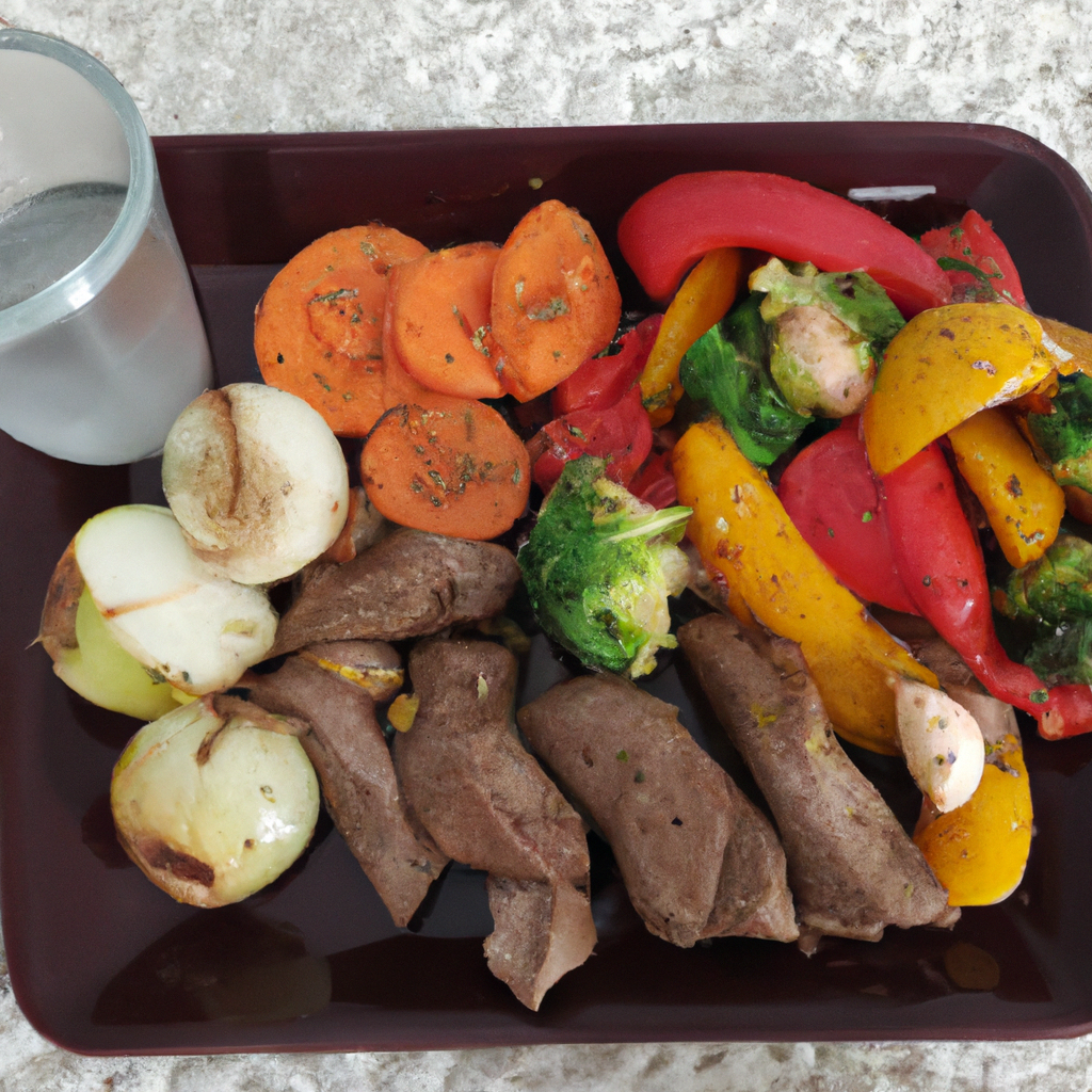 Receita de Iscas de fígado com legumes, 235,23 calorias por porção - Vitat  Receitas