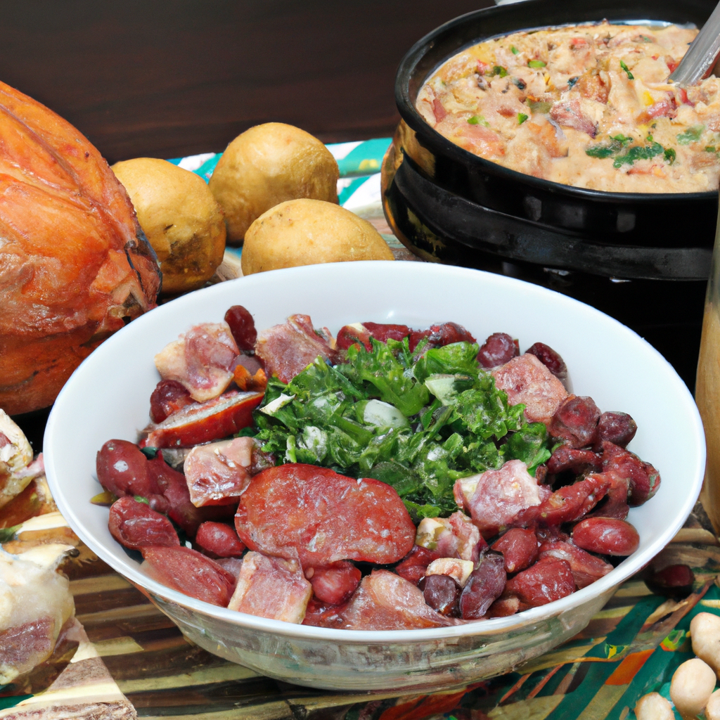 Feijão com carne salgada