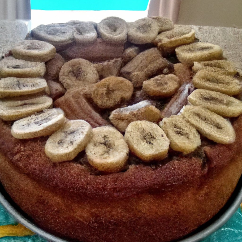 Receita de bolo na Airfryer: Bolo de banana com canela