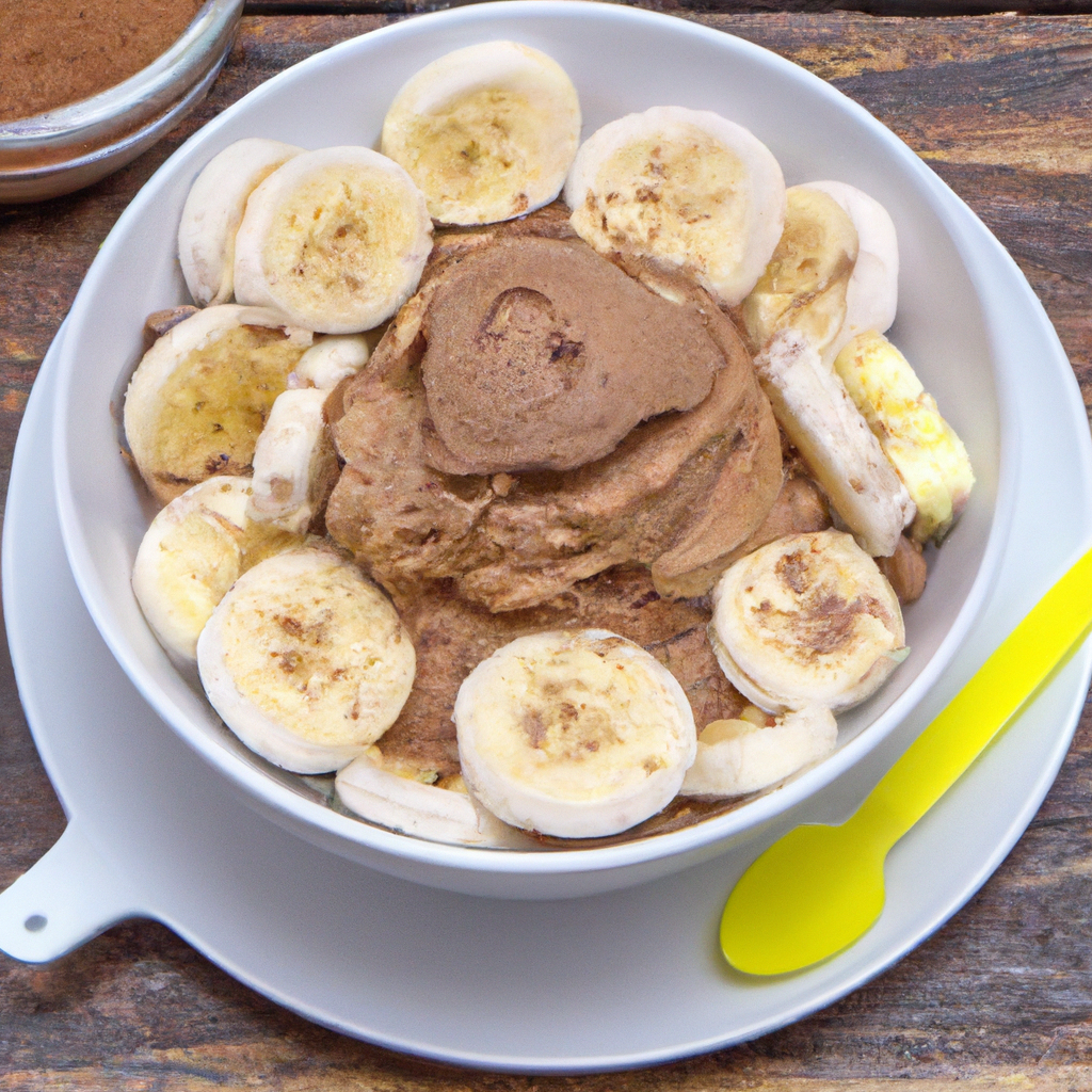 Sorvete de Banana com Cacau e Alfarroba