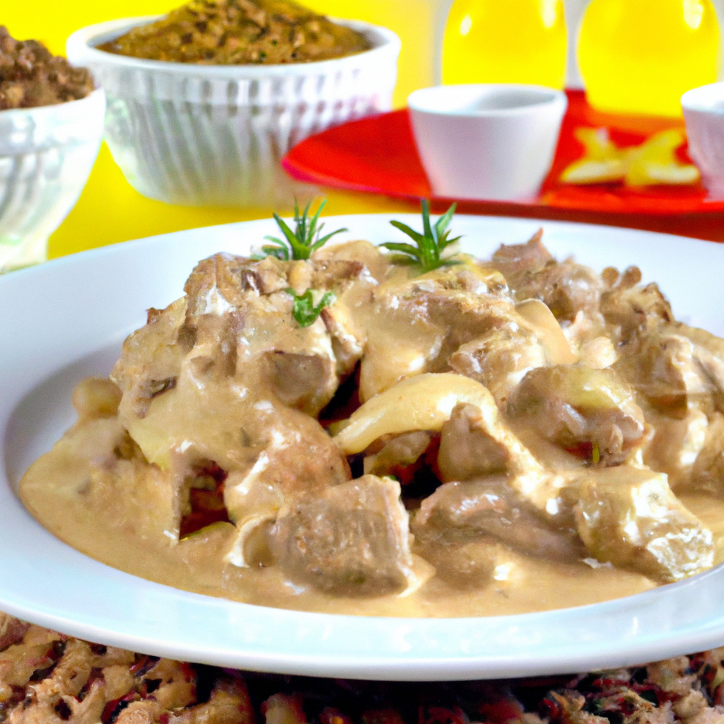 Estrogonofe de carne da Ieda