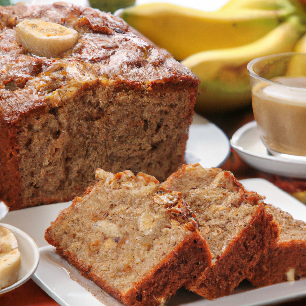 Bolo Integral de Banana e Maçã