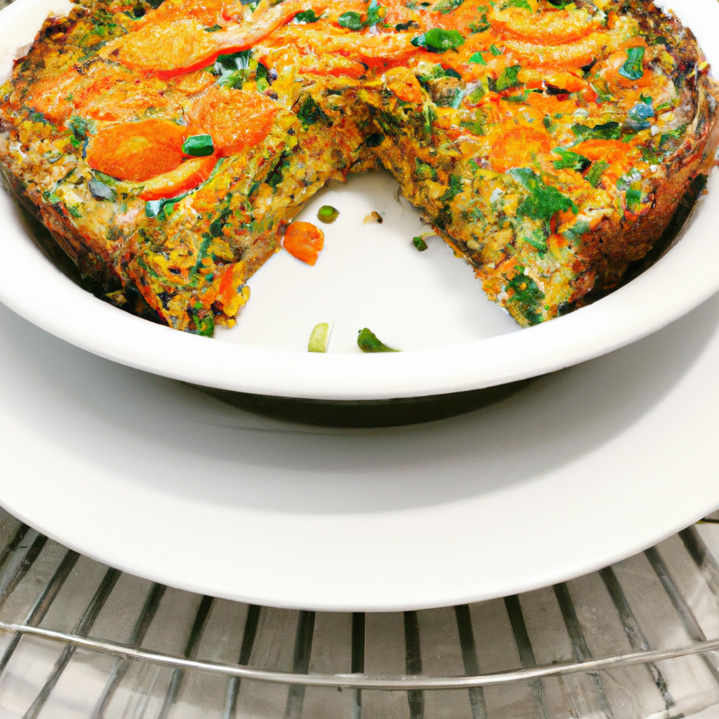 Bolo de legumes com ricota