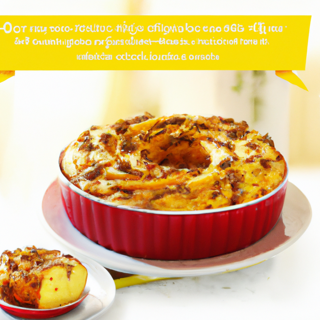 bolo de fécula de batata marmorizado