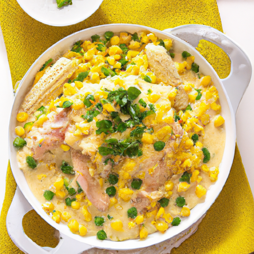 FRICASSE DE FRANGO COM MILHO