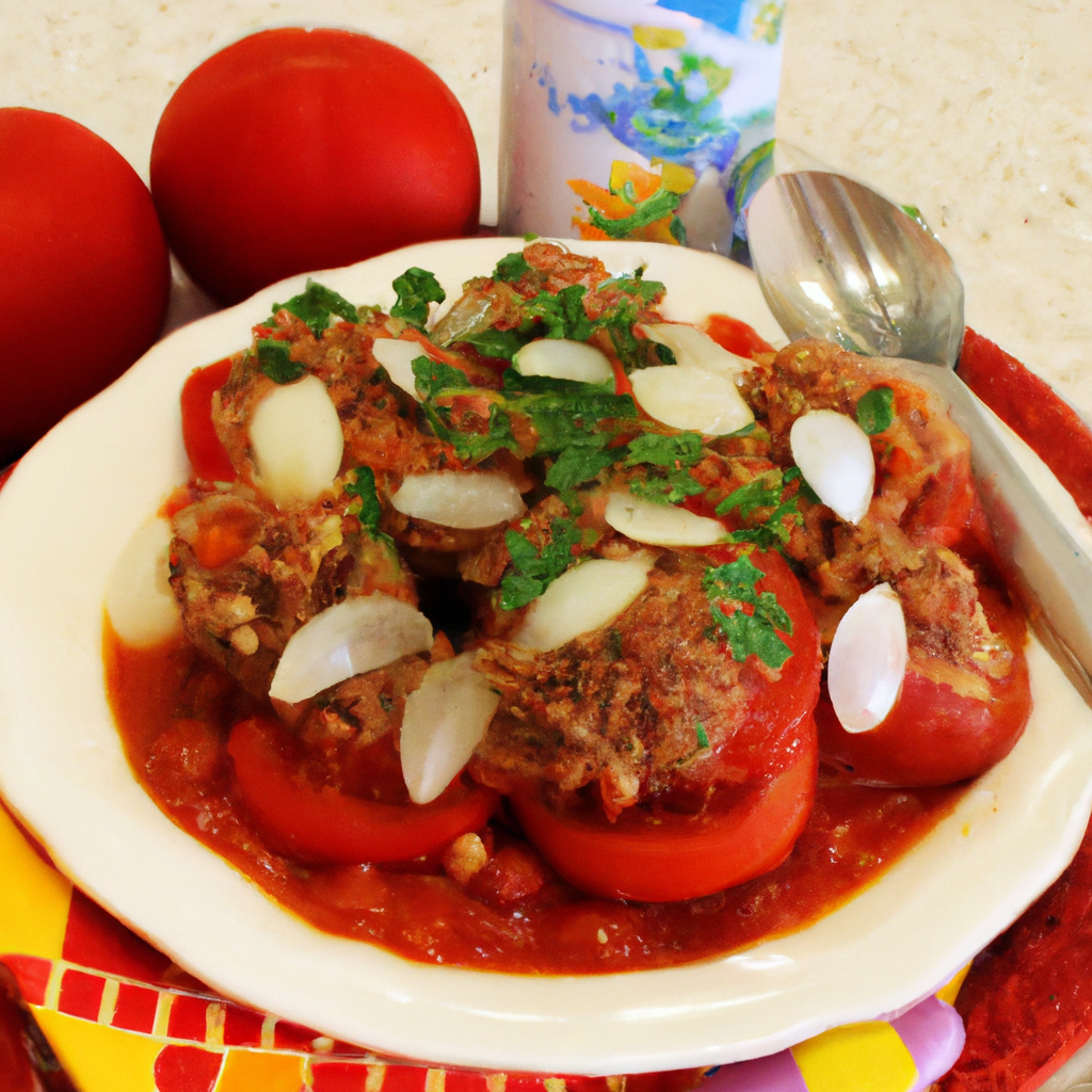 Almôndega com molho de tomate