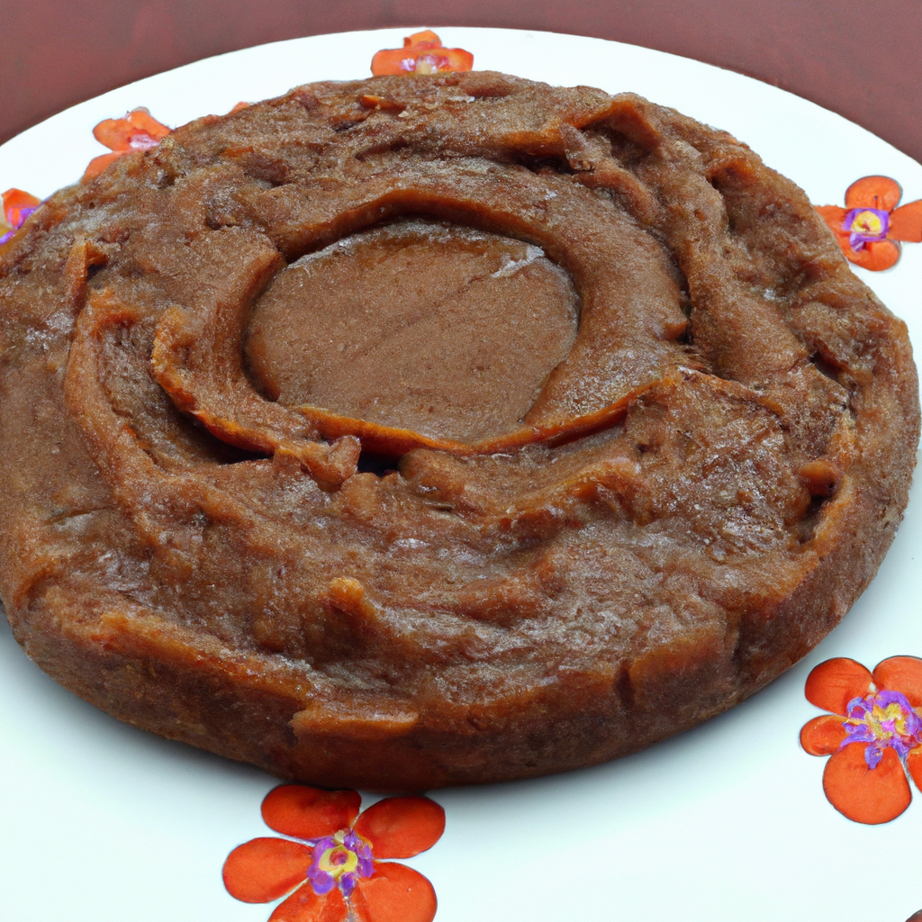 Bolo de purê de castanhas