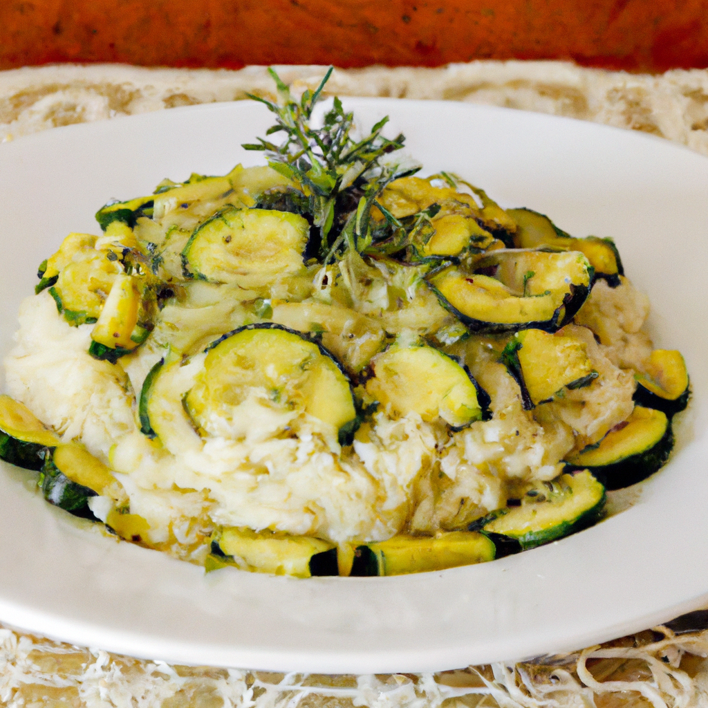 Risoto de abobrinha