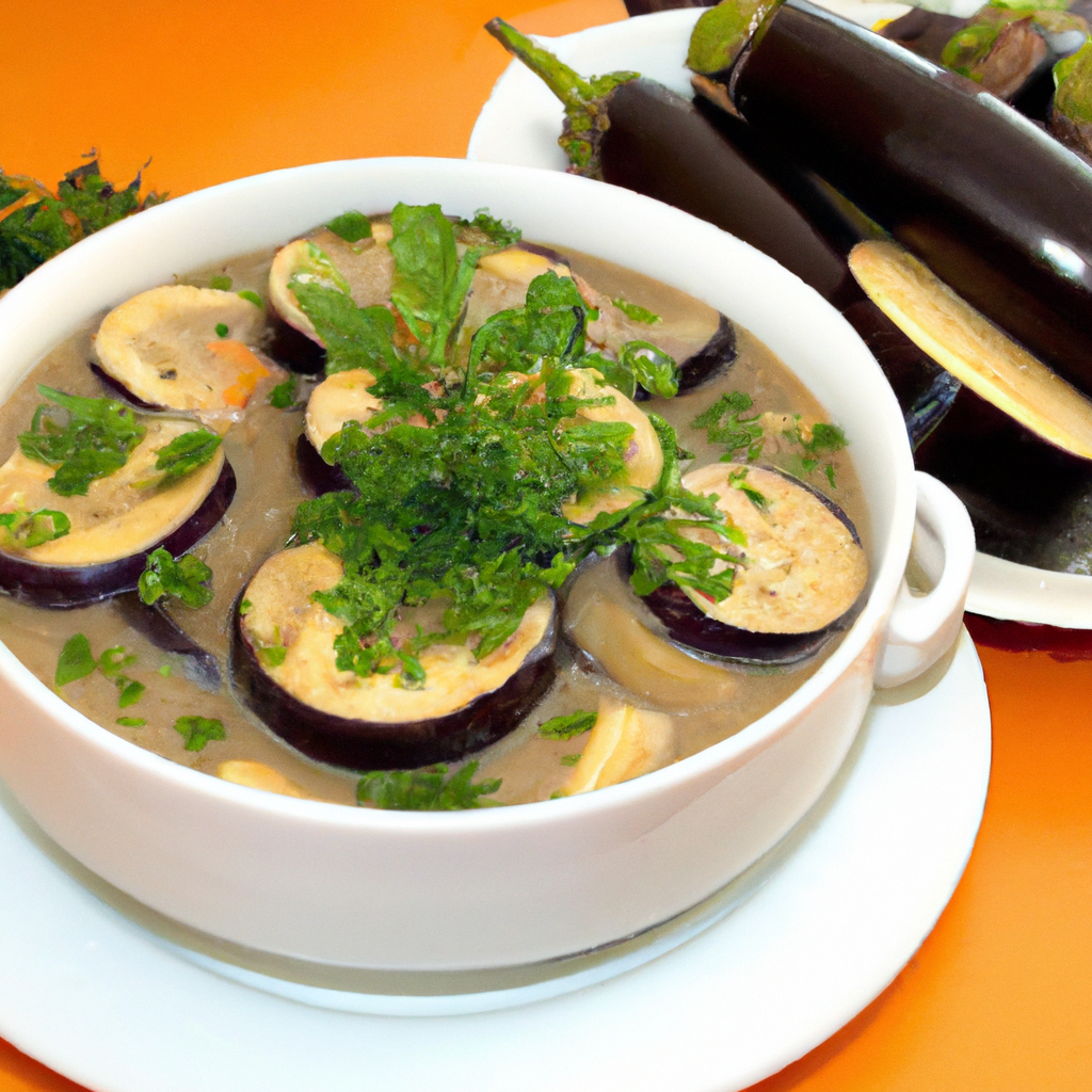 Sopa de Legumes Base Beringela