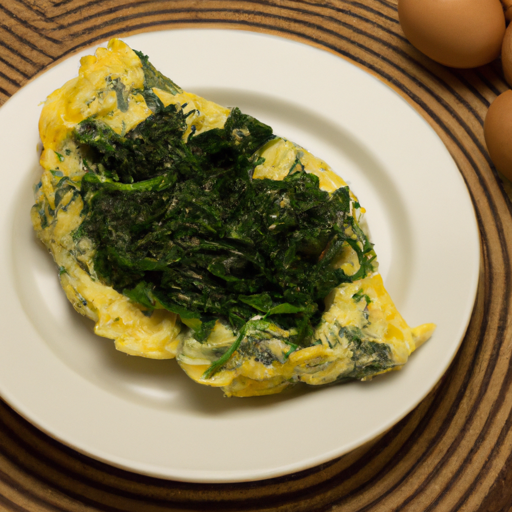 Omelete de espinafre