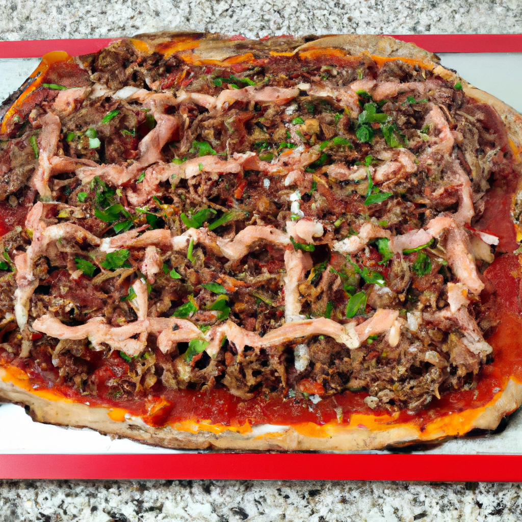 foto da receita Pizza de carne seca com catupiry