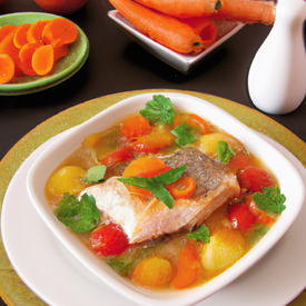 sopa de peixe simples