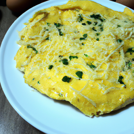 omelete de queijo