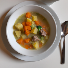 sopa de carne e legumes