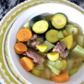 sopa legumes com carne