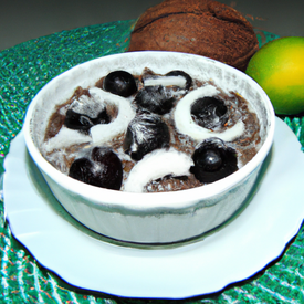 Manjar de coco diet com ameixa (elizabete)