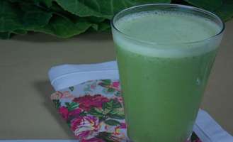foto da receita Suco verde com água de coco