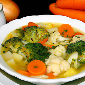 sopa de musculo moido e legumes