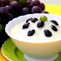 foto da receita Creme de uva com iogurte