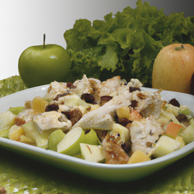 Salada de frango com aipo e maçã