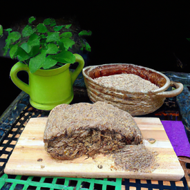 Pão de quinoa e farelo de aveia