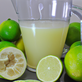 suco de limão com adoçante