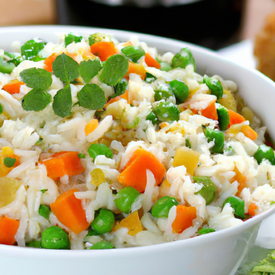 risoto de legumes