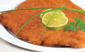 foto da receita Bife à milanesa no micro-ondas