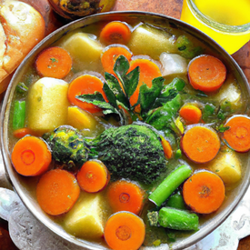 sopa de legumes sem carne