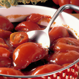 Confite de tomate cereja na fritadeira sem óleo