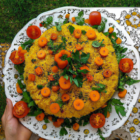 Cuscuz marroquinho com legumes