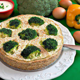 Torta de brócolis