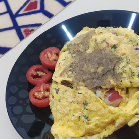 omelete de 7 grãos fernanda