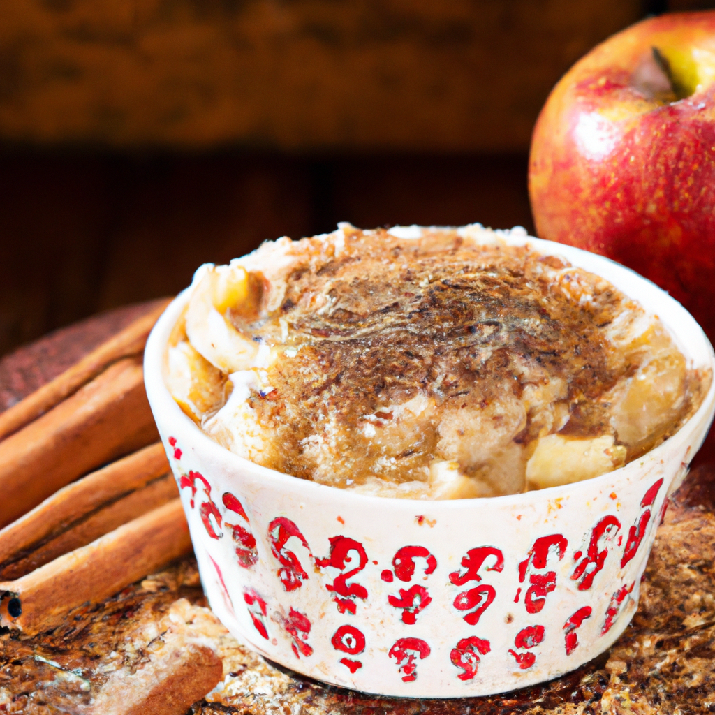 foto da receita Overnight oats de maçã e canela