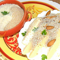foto da receita Tapioca com frango e amaranto