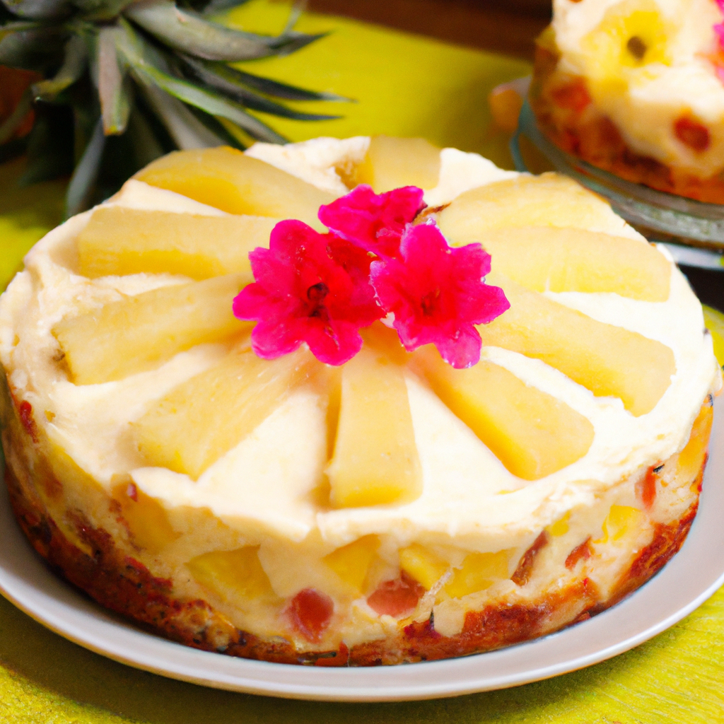 foto da receita Torta de abacaxi