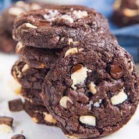 Cookies triplo chocolate fit