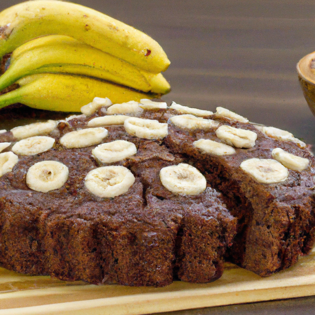 foto da receita Bolo de chocolate com banana