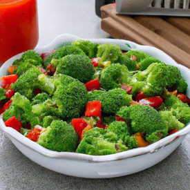Mix de legumes com brócolis