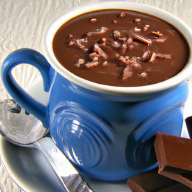 Chocolate quente pá-pum