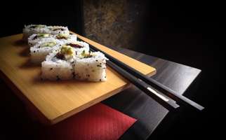 foto da receita Sushi vegetariano