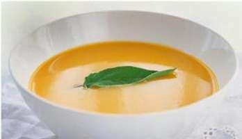 foto da receita Sopa fria de cenoura