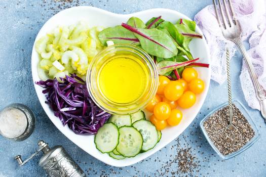 Melhores ingredientes para saladas
