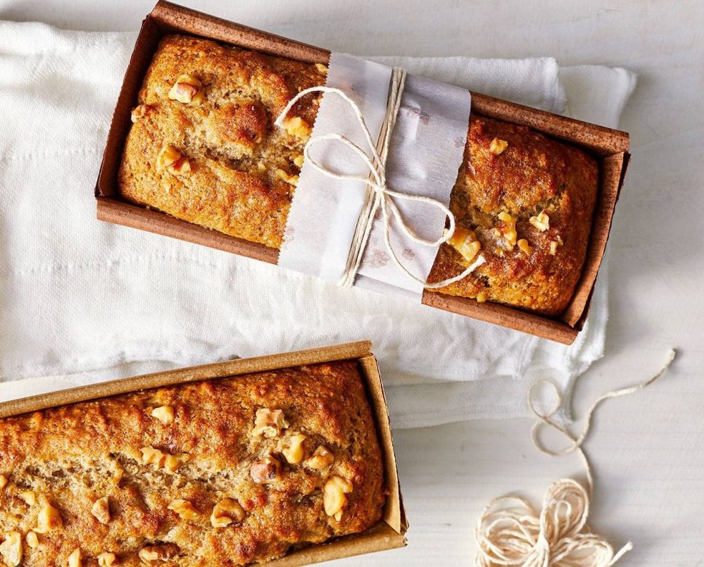 Receita de bolo de banana vegano