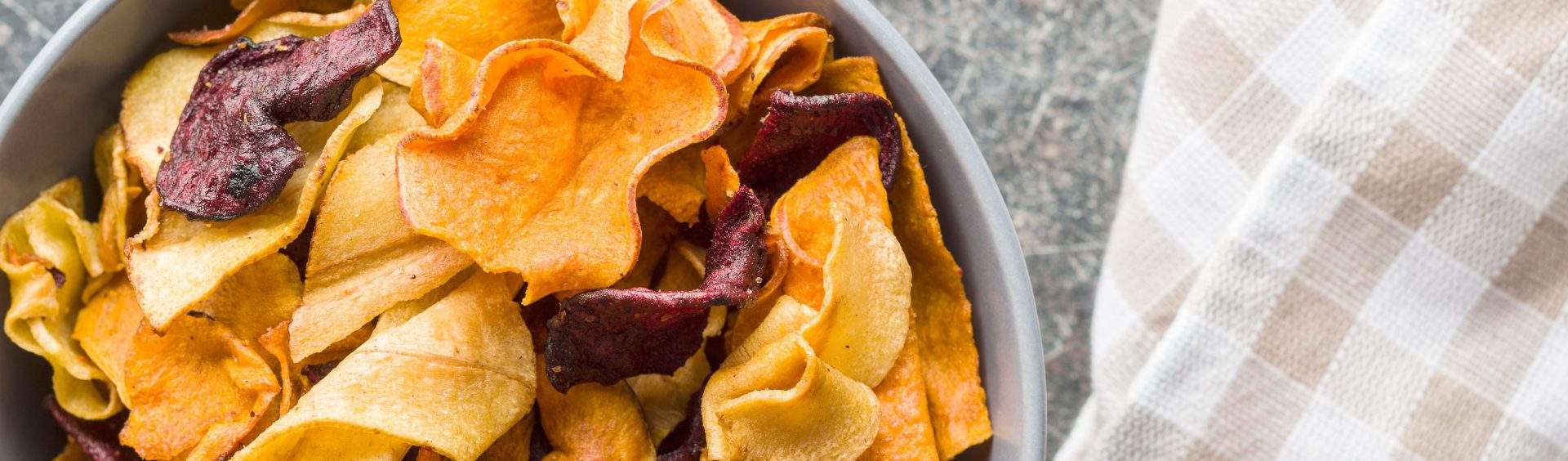 chips de vegetais